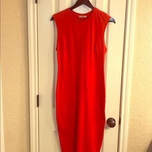 Zara stretch midi dress